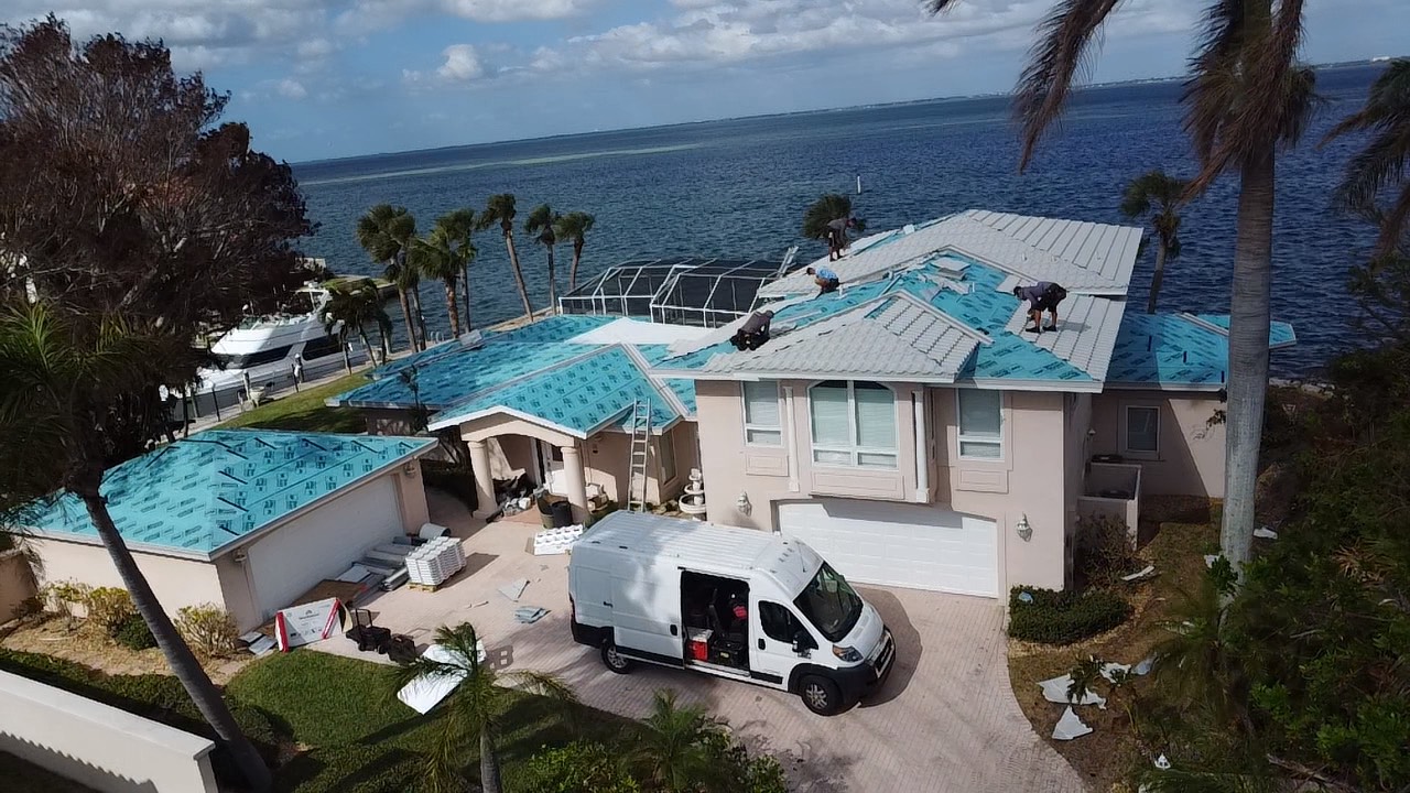 Tile Metal Roof Installed by Beaver Roofing