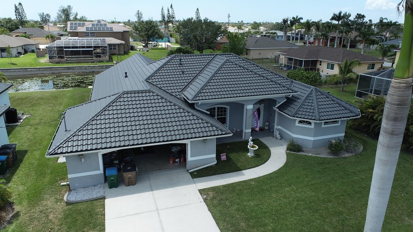 Tile Metal Roof Installed by Beaver Roofing